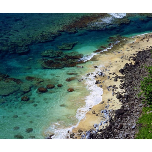 Hawaii, Kauai A coral reef on the Na Pali coast